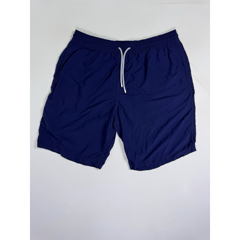Vilebrequin Men's 3XL Swim Trunks Blue Swim Shorts Unlined Pockets Resort
